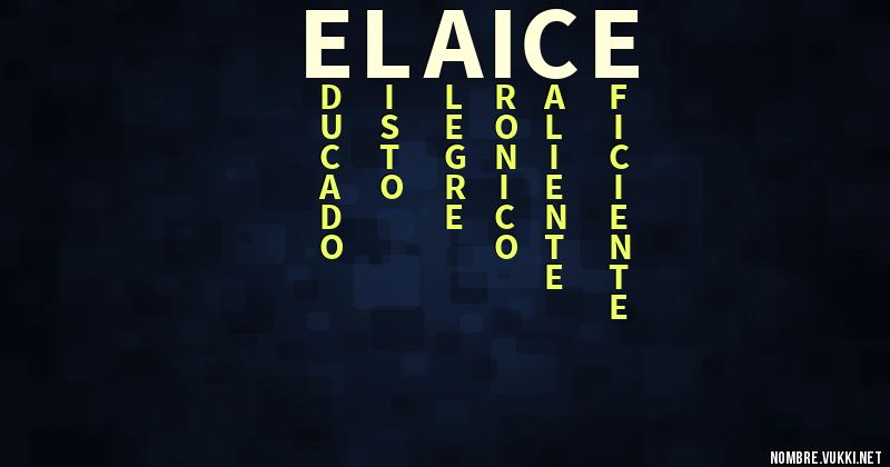 Acróstico elaice