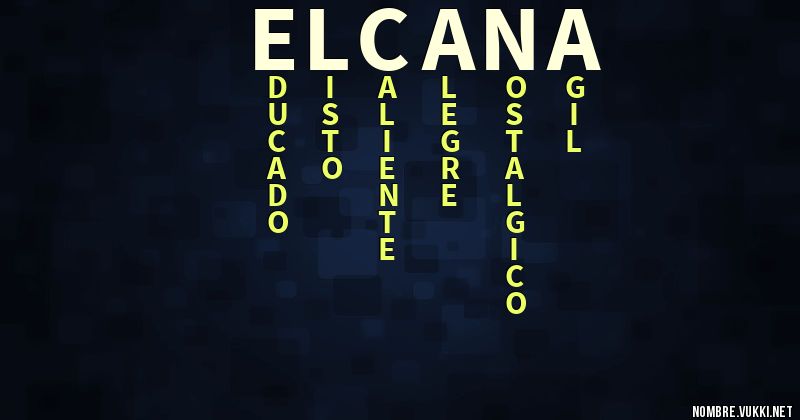 Acróstico elcana