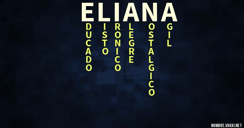 Acróstico eliana