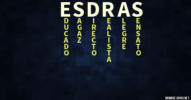Acróstico esdras