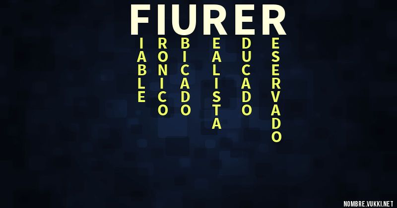 Acróstico fiurer