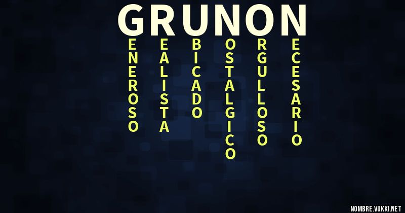 Acróstico gruñon