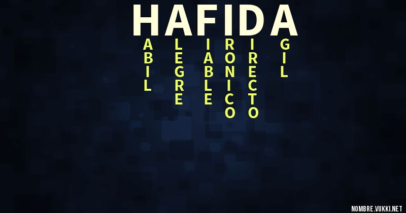 Acróstico hafida