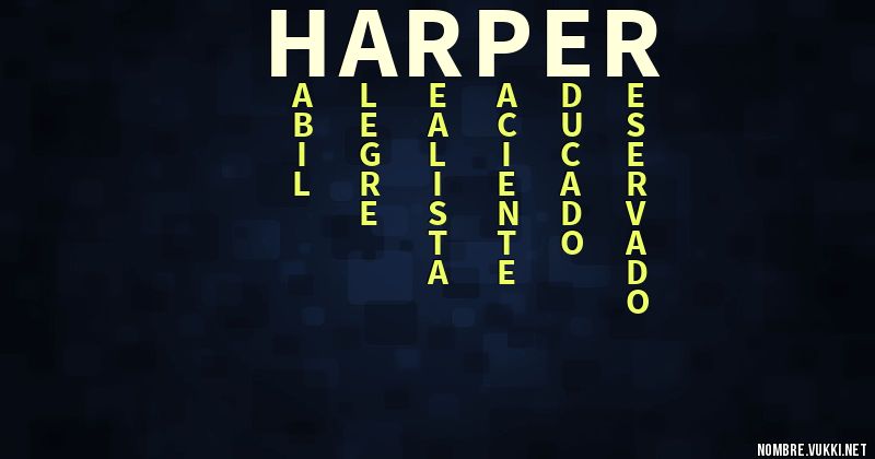 Acróstico harper