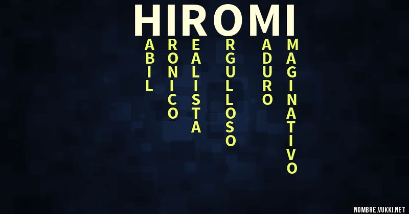 Acróstico hiromi