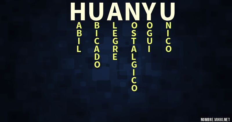 Acróstico huanyu