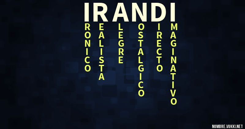 Acróstico irandi