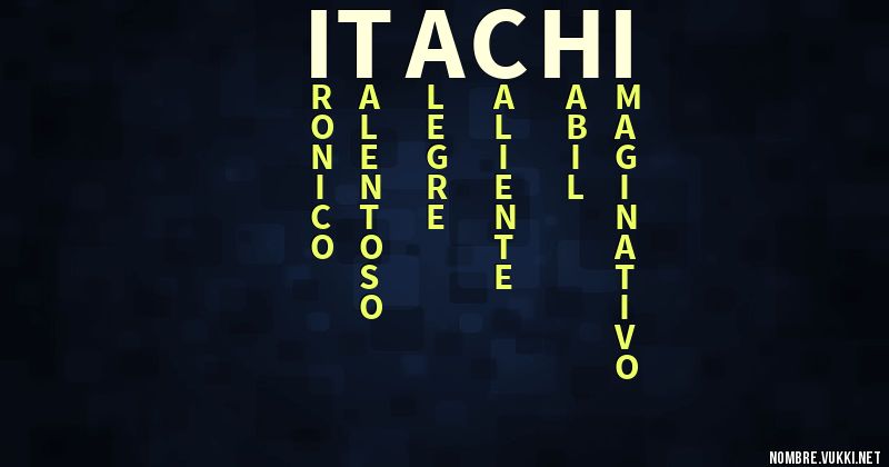 Acróstico itachi