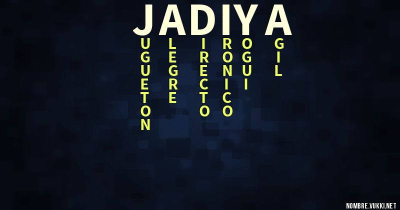 Acróstico jadiya