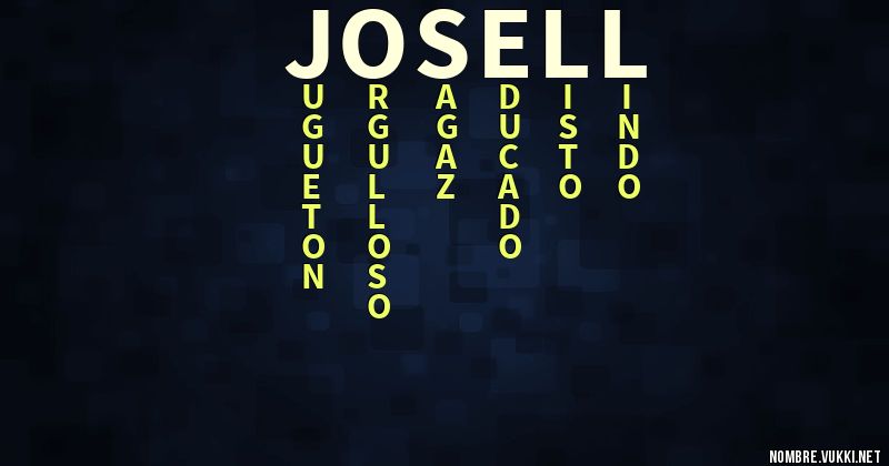 Acróstico josell