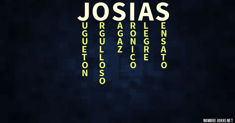 Acróstico josias