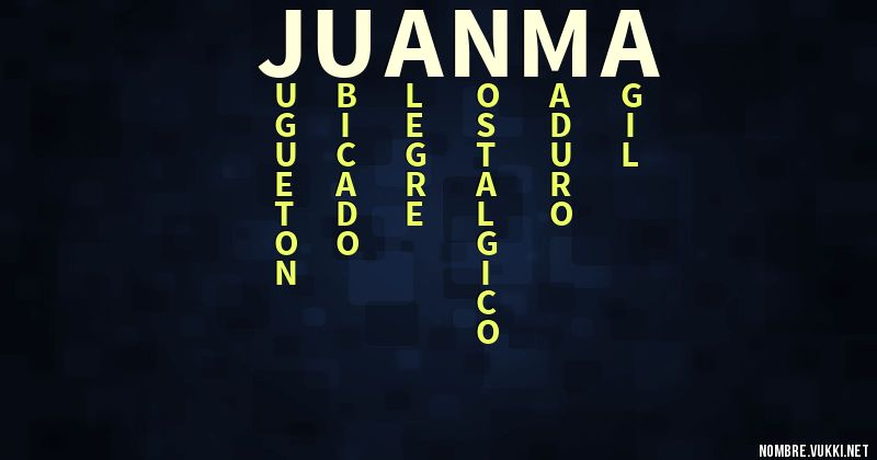 Acróstico juanma