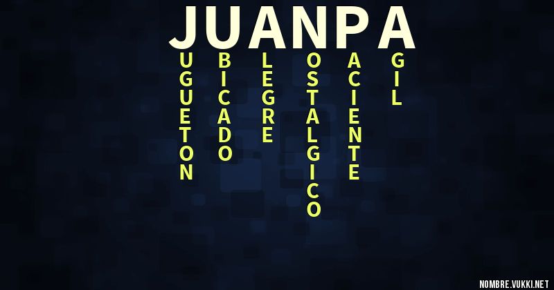 Acróstico juanpa