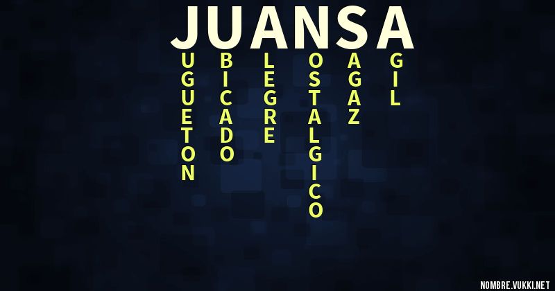 Acróstico juansa