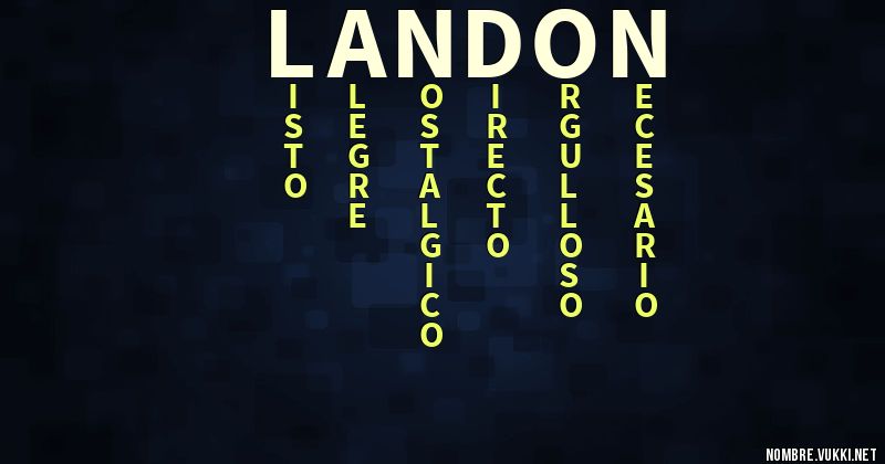 Acróstico landon