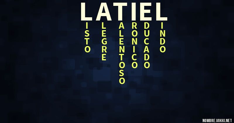 Acróstico latiel