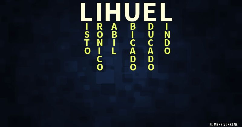 Acróstico lihuel