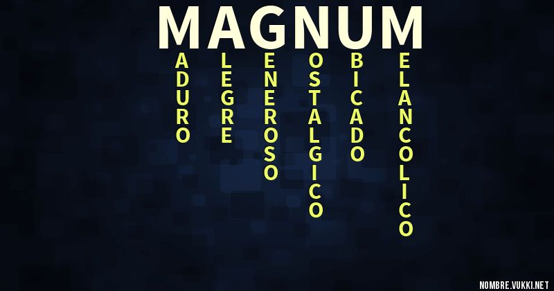 Acróstico magnum