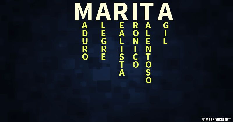 Acróstico marita