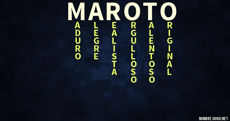 Acróstico maroto
