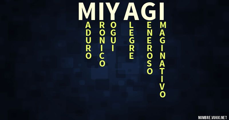 Acróstico miyagi