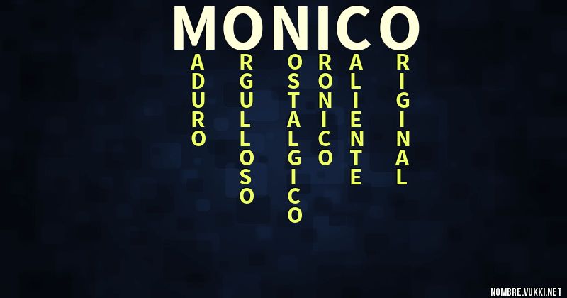 Acróstico monico