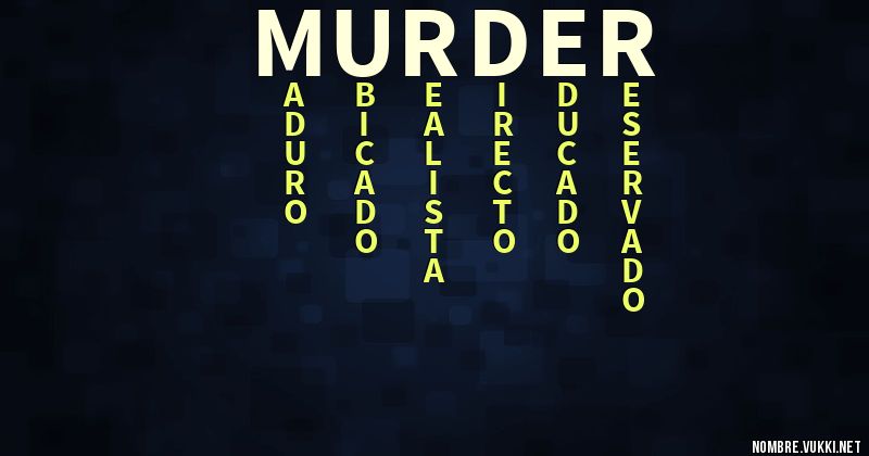 Acróstico murder69