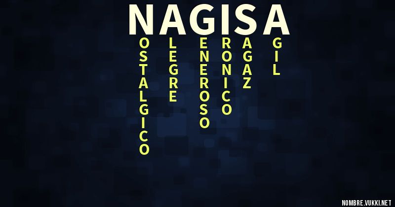 Acróstico nagisa