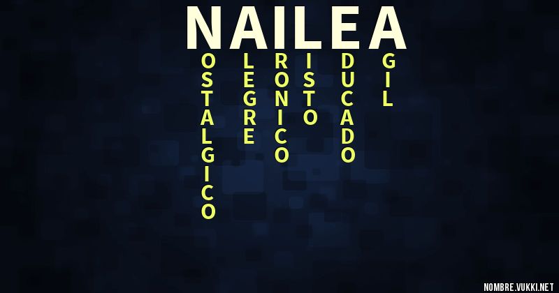 Acróstico nailea