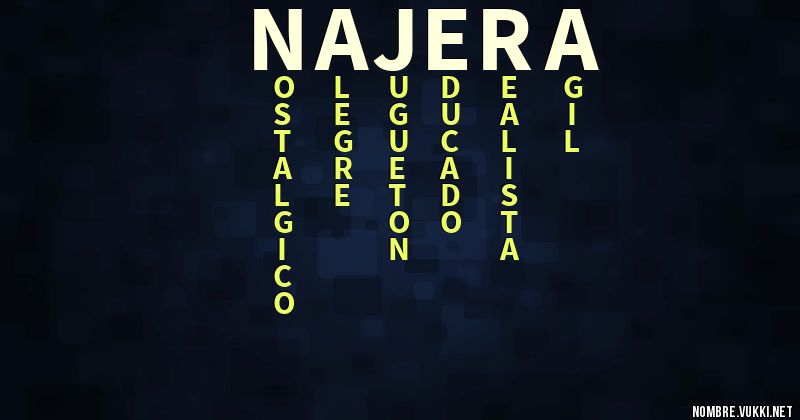 Acróstico najera