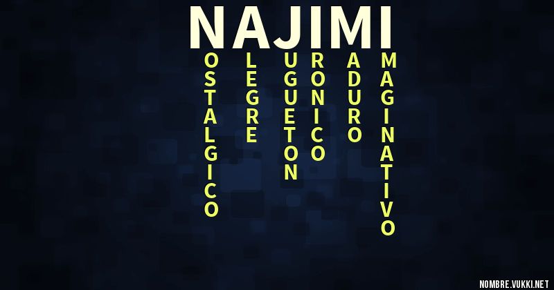 Acróstico najimi