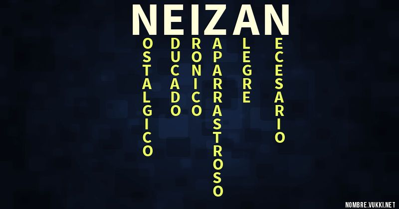 Acróstico neizan