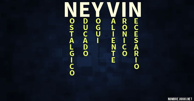 Acróstico neyvin