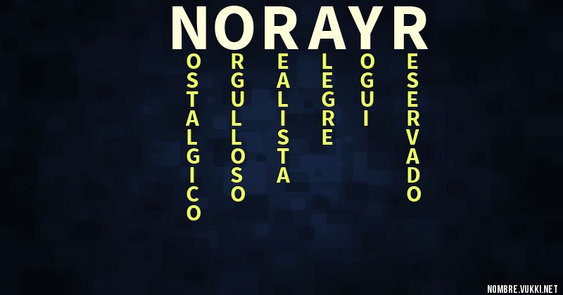 Acróstico norayr