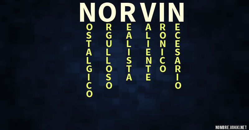 Acróstico norvin