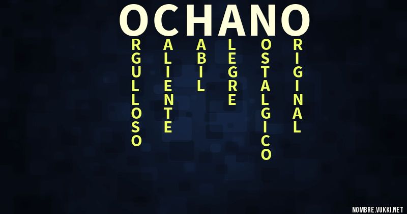 Acróstico ochano