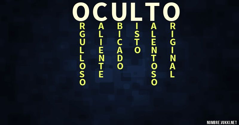 Acróstico oculto