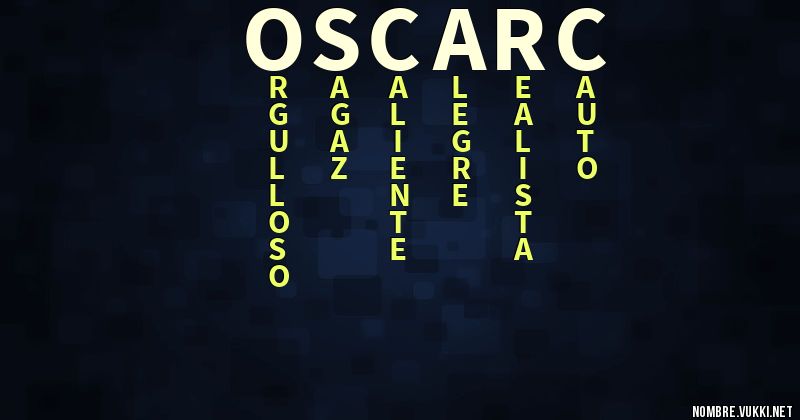 Acróstico oscarc