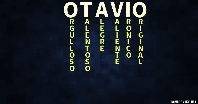 Acróstico otávio