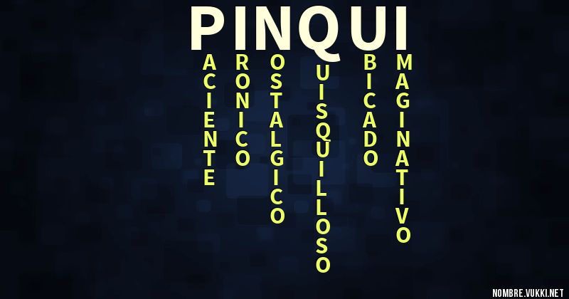 Acróstico pinqui