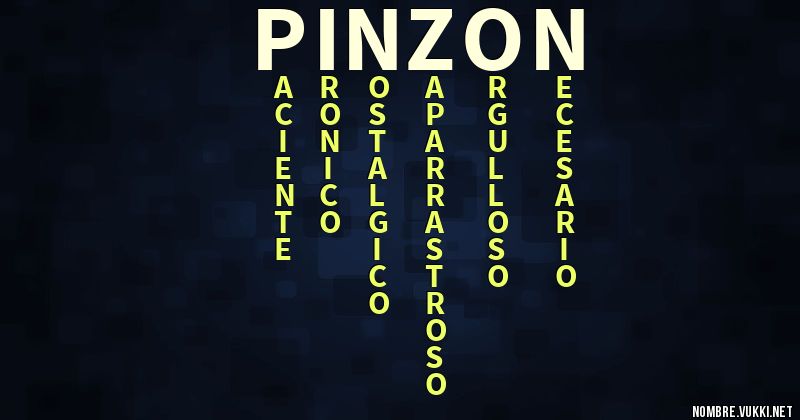 Acróstico pinzon