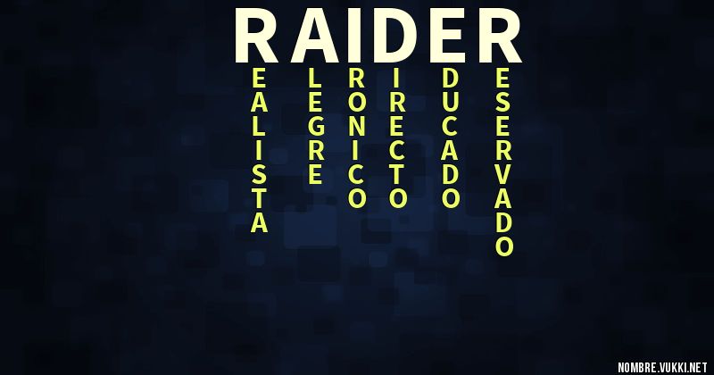 Acróstico raider