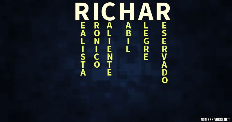 Acróstico richar