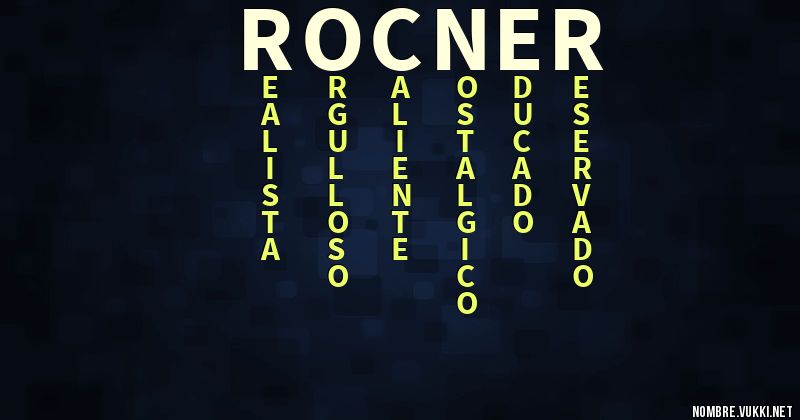 Acróstico rocner