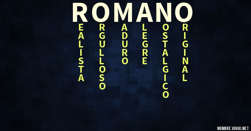 Acróstico romano