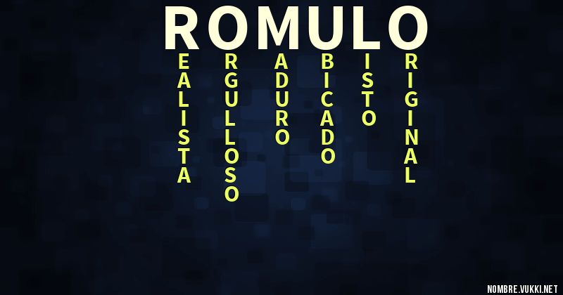 Acróstico romulo