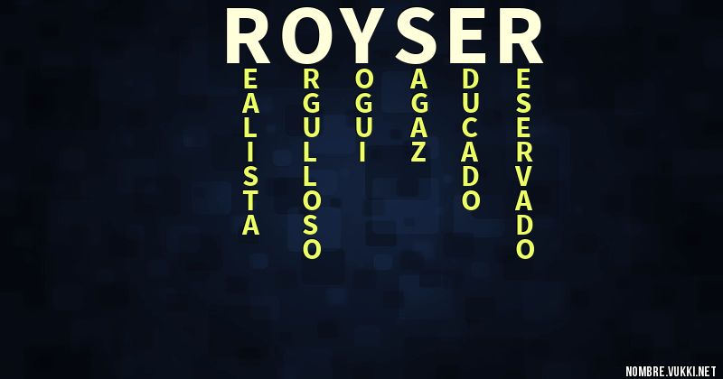 Acróstico royser