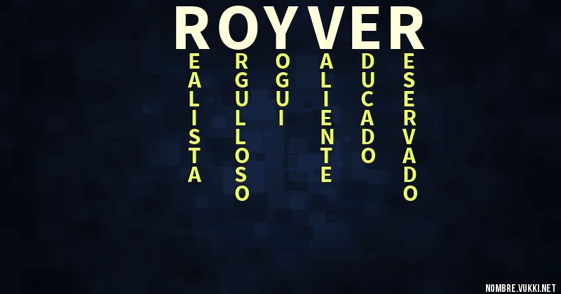 Acróstico royver