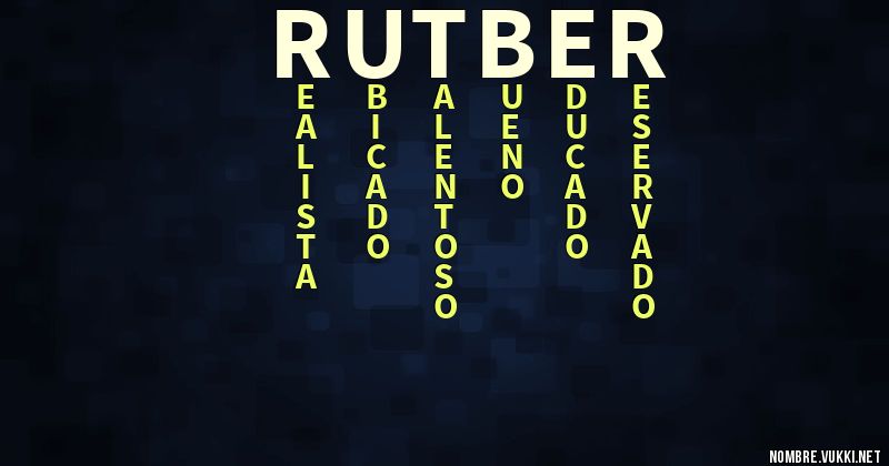 Acróstico rutber