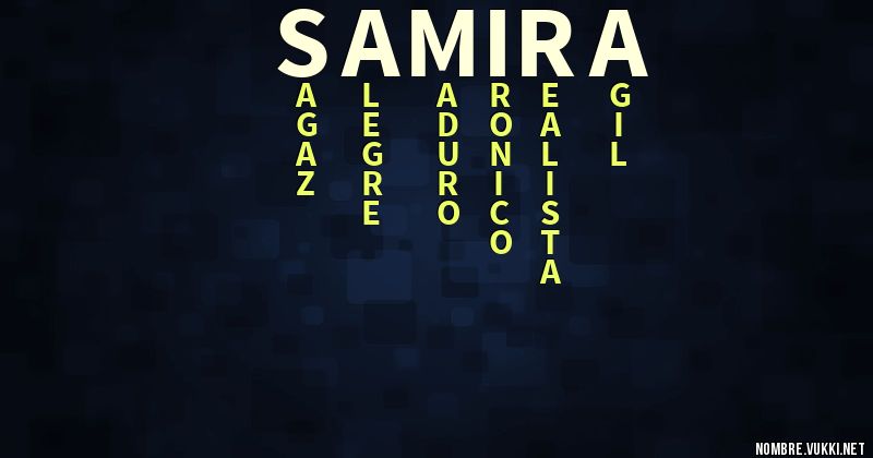 Acróstico samira